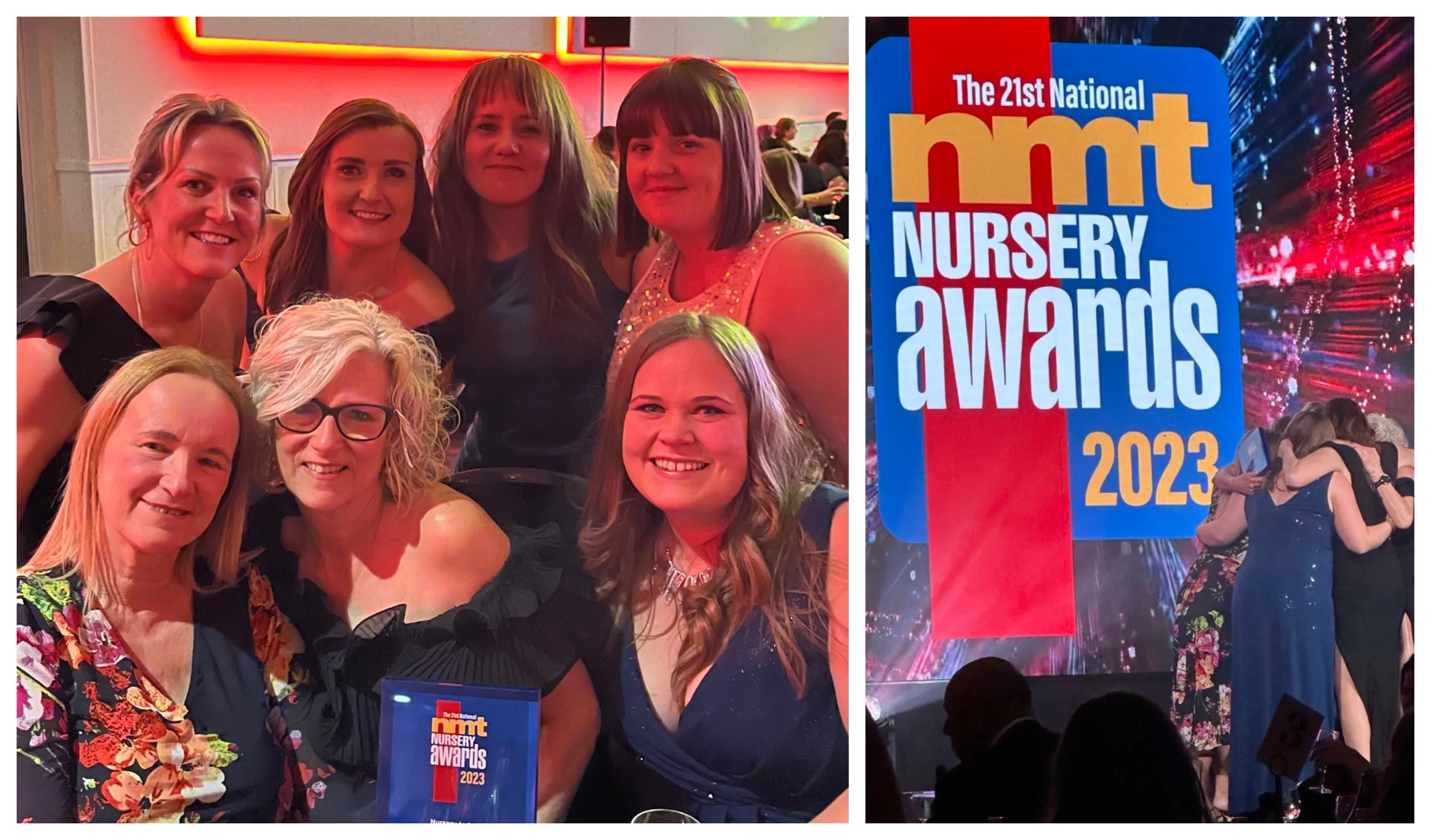 Buckden Day Nursery, in St Neots, scoops the trophy for Nursery Indoor Learning Environment at the National NMT Nursery Awards.