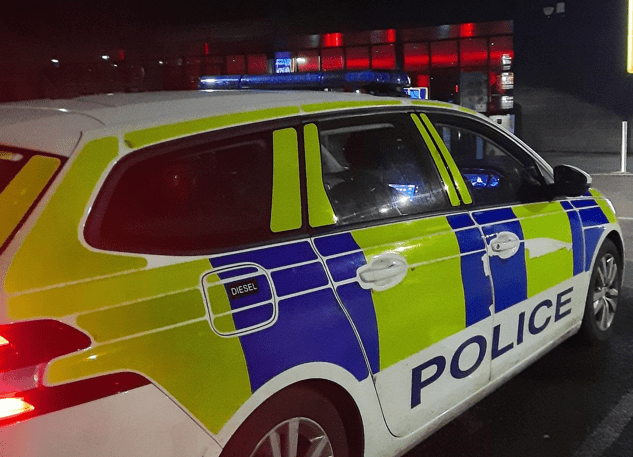 Cambridgeshire police knocked on doors to find the parents of a one year old child, wet and cold and without shoes, found wandering the streets at 7pm on Tuesday