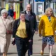 Lib Dem councillors greet party leader Sir Ed Davey on a visit to Ely last year. Picture: Terry Harris