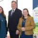 (Left to right) Cllr Elisa Meschini, Cllr Tom Sanderson and Cllr Lucy Nethsingha.