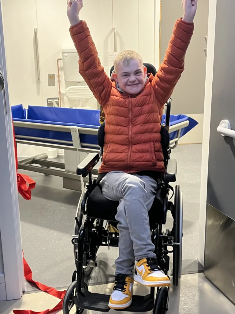 Oliver King of Little Miracles at the launch of the Changing Places toilet facility at the Imperial War Museum at Duxford. It was the Peterborough based charity Little Miracles that inspired a bid to fund the new specialist toilet. 