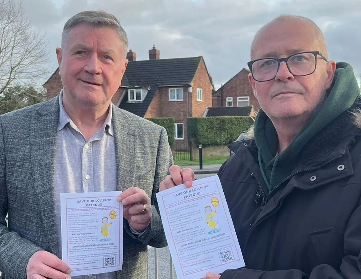 The successful campaign to save the lollipop ladies who serve the crossing outside Newark Hill Primary Academy in Peterborough.