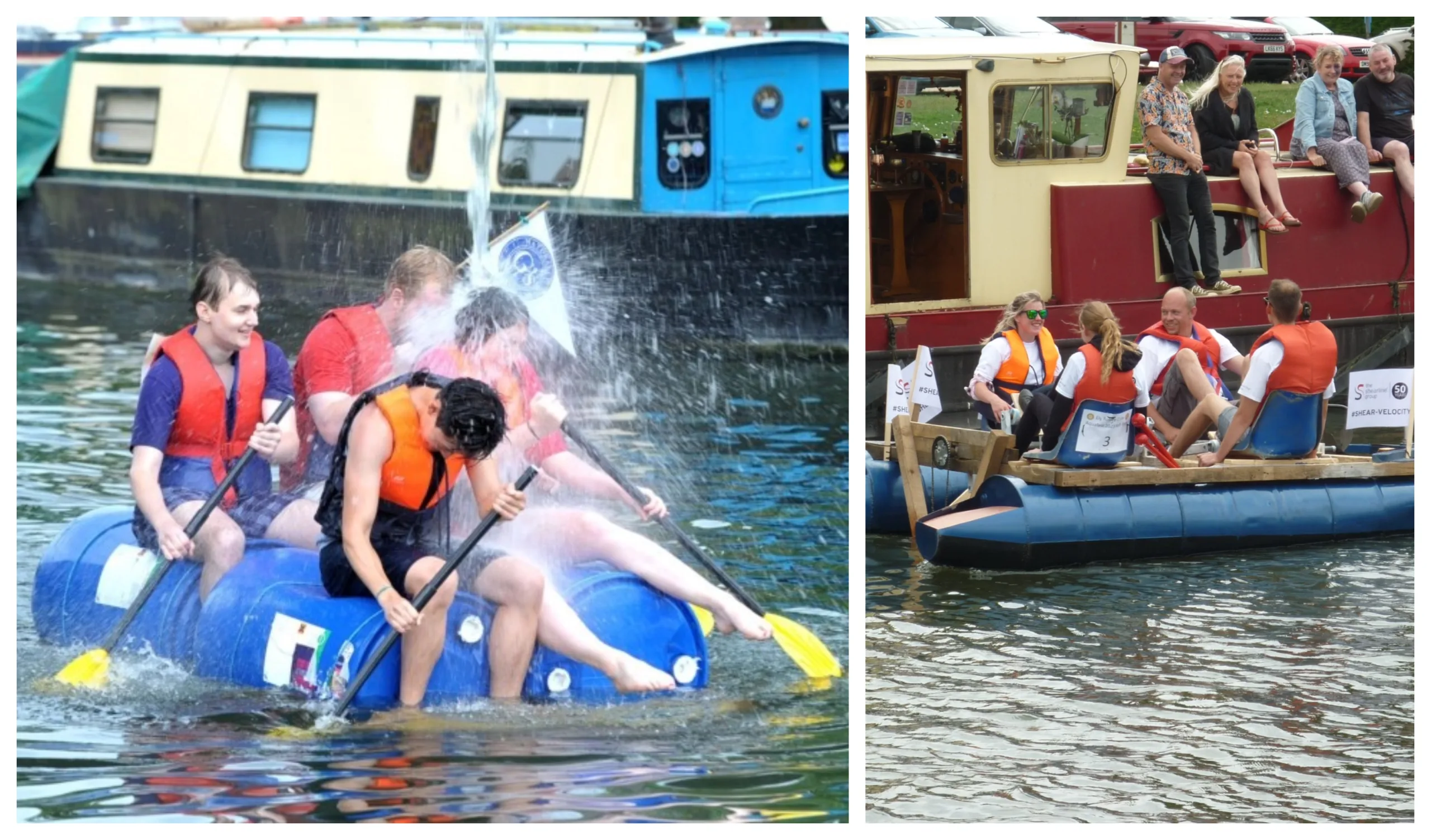 A glimpse of what to expect if you sign up for the Aquafest raft race in Ely on July 7