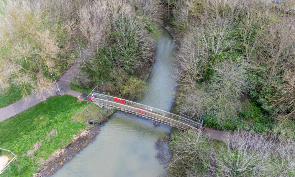 MP Paul Bristow has called for bridges at Cuckoos Hollow, Peterborough, to re-open despite warnings for public safety over their poor condition. PHOTO: Terry Harris