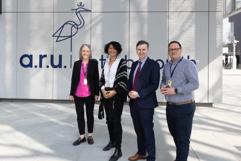 On International Women’s Day, Shadow Science Minister Chi Onwurah MP has been visiting Peterborough today; she was accompanied Andrew Pakes, the Labour parliamentary candidate for Peterborough. PHOTO: Terry Harris 