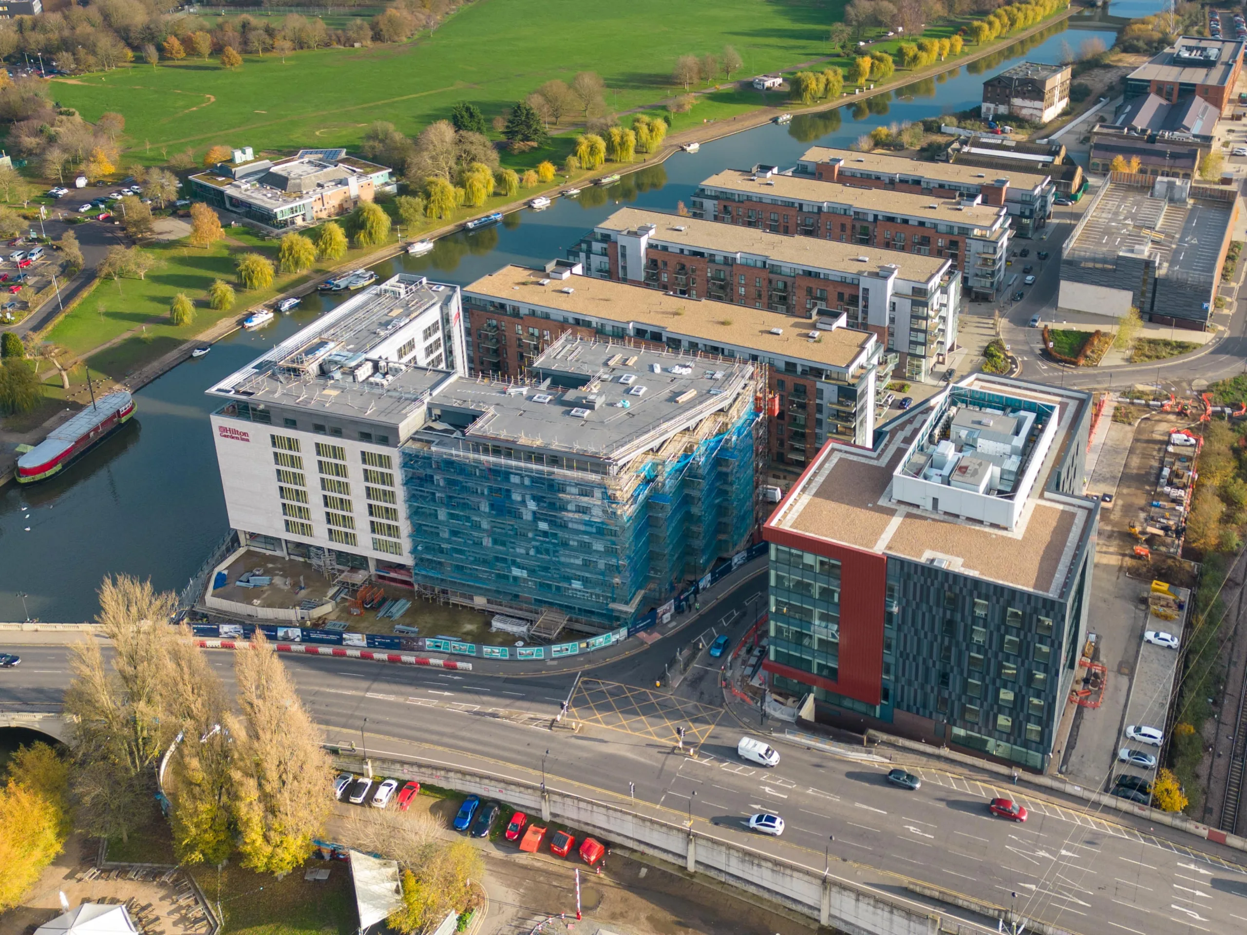 Peterborough City Council says ‘a surprising number of council operate hotels, including Hilton hotels’. It says it is seeking professional advice from those with direct experience to help support them as they attempt a rescue bid for the unfinished Hilton (above) in Peterborough. PHOTO: Terry Harris