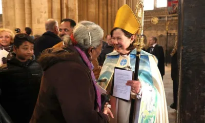 The 39th Bishop of Peterborough is the Right Reverend Debbie Sellin. Bishop Debbie was installed at a service in Peterborough Cathedral on 3 March 2024