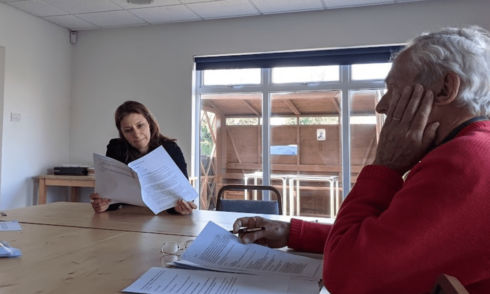 MP Lucy Frazer posted a photo of her meeting Bottisham Parish Council about the proposed Bottisham Retirement Village, which was approved by the Planning Inspectorate