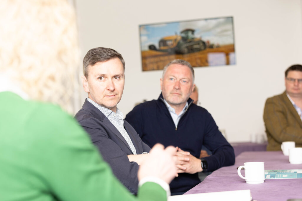 Steve Reed OBE MP, Shadow Secretary of State for Environment, Food and Rural Affairs and Andrew Pakes, Labour’s candidate for Peterborough visit Park Farm Thorney. Picture by Terry Harris