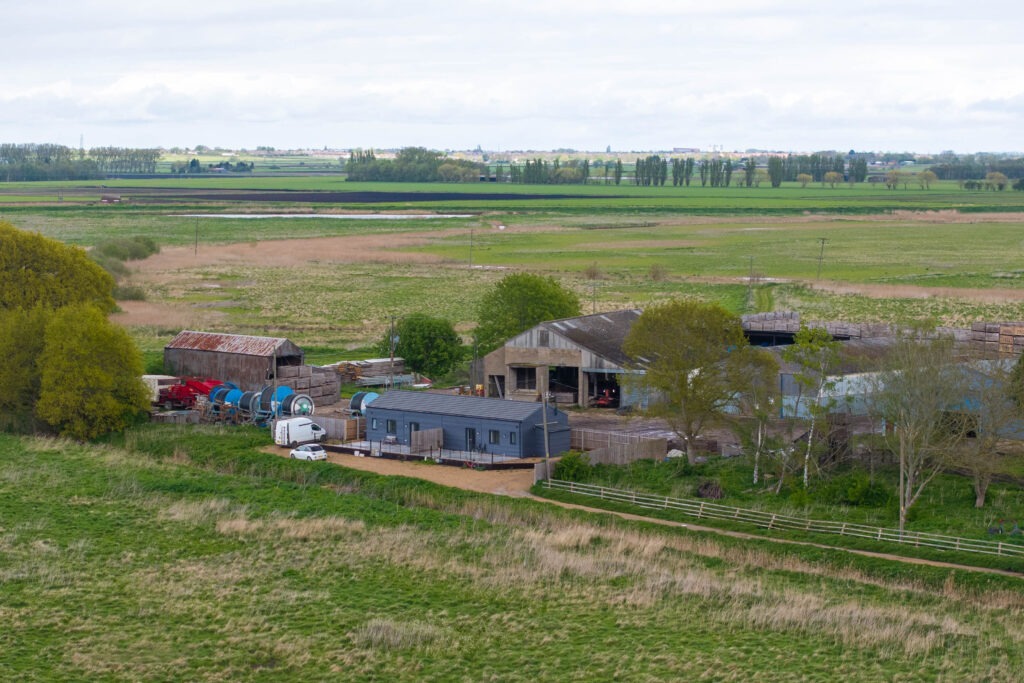 Two bungalows built at Holme Lode Farm, Holme Fen, Holme, in Huntingdonshire, were built without planning permission. Now the possibility is they will be demolished after the farmer who built them lost an appeal to the Planning Inspectorate.  PHOTO: Terry Harris