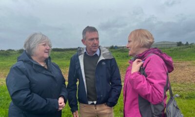 David Chalmers, out campaigning, is the Liberal Democrat candidate for NE Cambridgeshire.