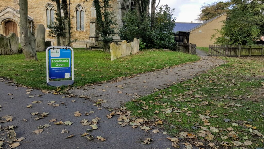 Food bank at the parish church in Chatteris. Tomorrow is the last day it will be held there 