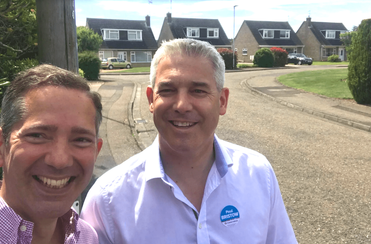 MP Jonathan Djanogly (left) with NE Cambs MP Steve Barclay