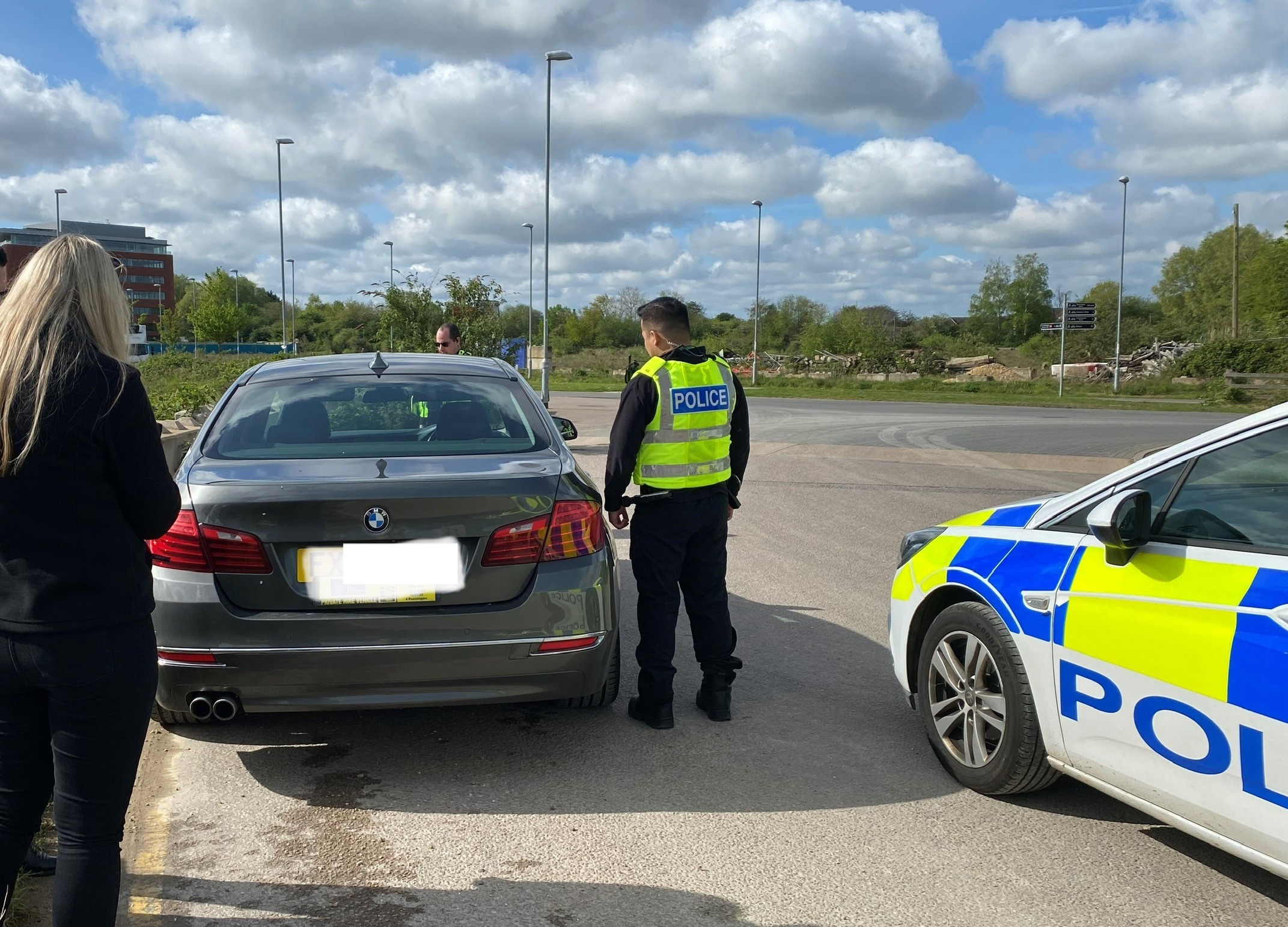 Taxi drivers were targeted in a partnership crackdown on vehicle safety, parking on double yellow lines and complying with licence conditions.