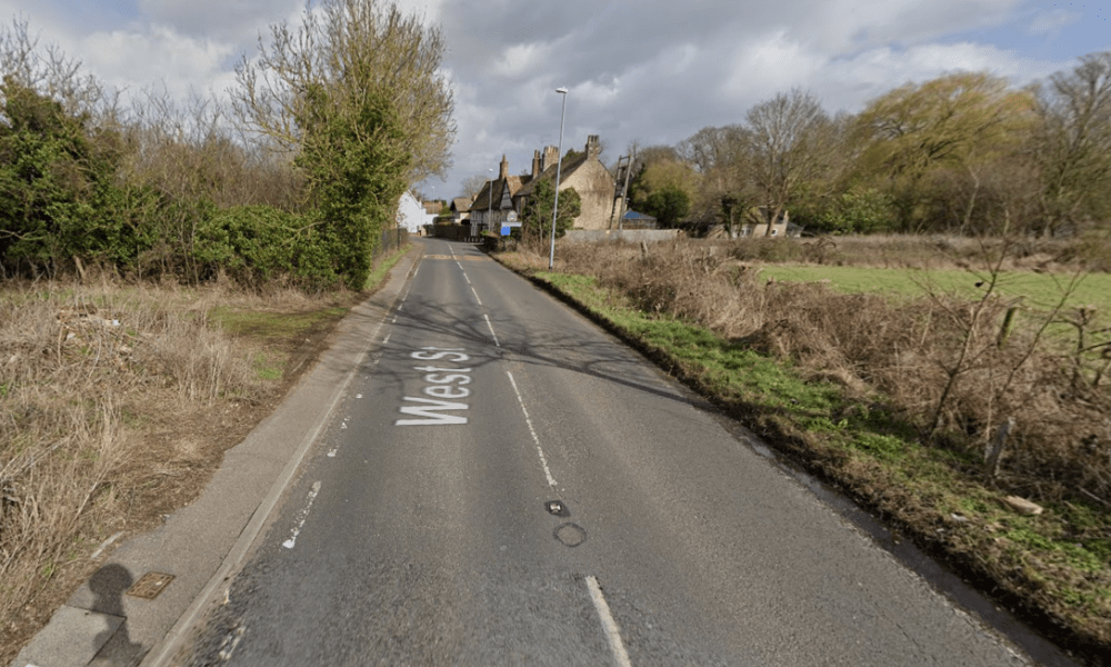 Beginning of West Street, Godmanchester. IMAGE: Google