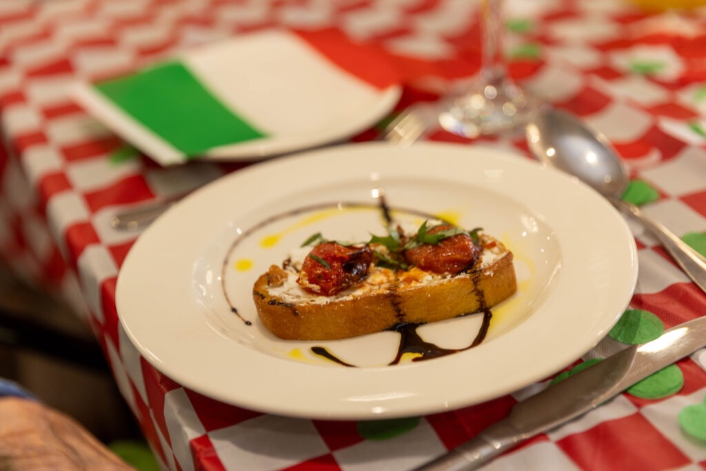 Celebrity chef Theo Michaels brought an Italian theme – and flavour - to Barton Care Home, Wisbech. PHOTO: Terry Harris 