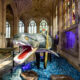 New summer exhibition, 'Monsters of the Sea', Peterborough Cathedral . Monday 15 July 2024. Picture by Terry Harris.