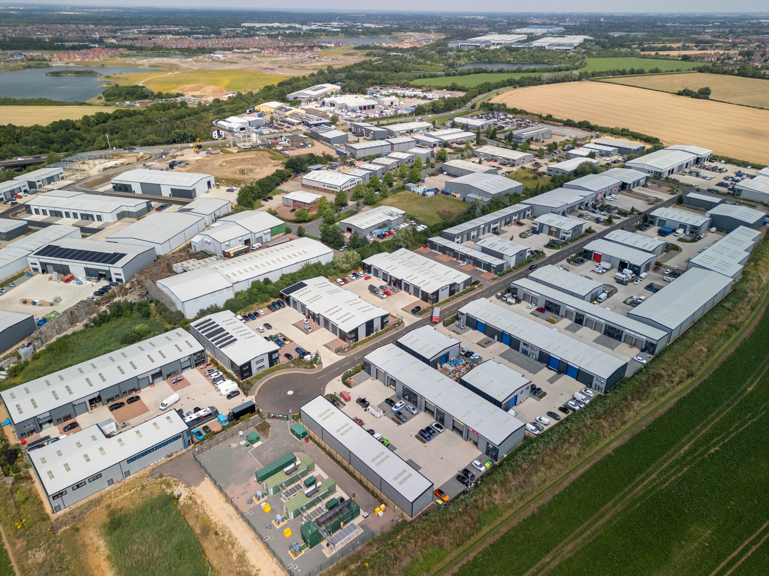 Eagle Business Park, Yaxley, Peterborough, where a second cannabis factory has been found operating. The first was discovered in June, the most recent last Friday. PHOTO: Terry Harris