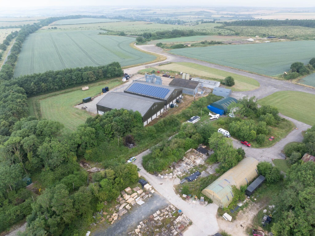 Pilot dies in light aircraft crash at former RAF Spanhoe airfield. Picture by Terry Harris for CambsNews 