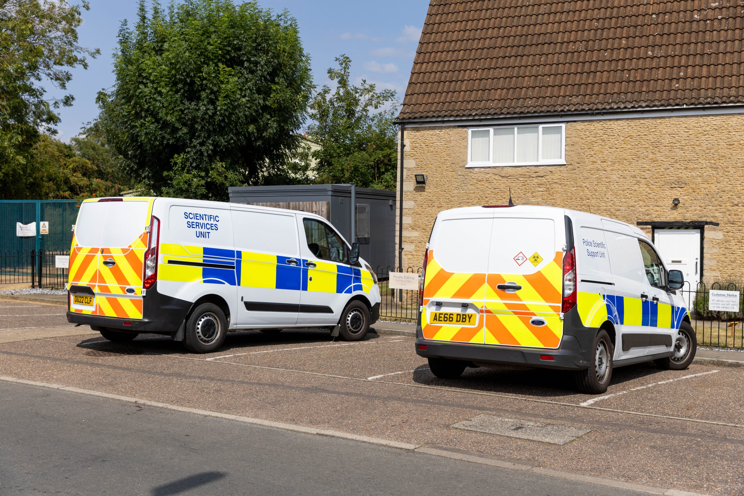 Police are investigating a triple stabbing in Peterborough in the early hours of today. The stabbings took place in Freston, Paston; two teenagers remain in hospital ‘in a serious condition’. PHOTO: Terry Harris