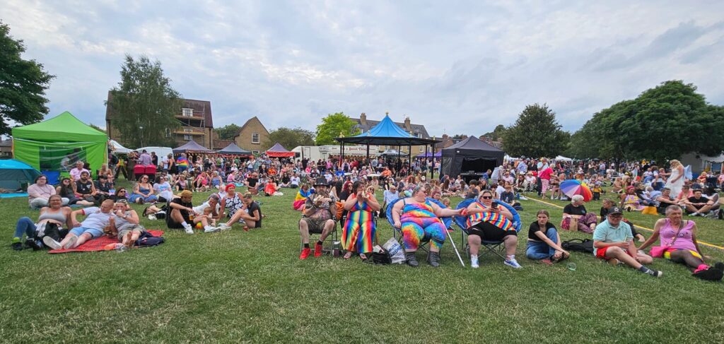 Nearly 60 stalls and 22 performances on stage show how Ely Pride is growing as an important event on the Cambridgeshire LGBT+ calendar. PHOTO: Nicky Still 